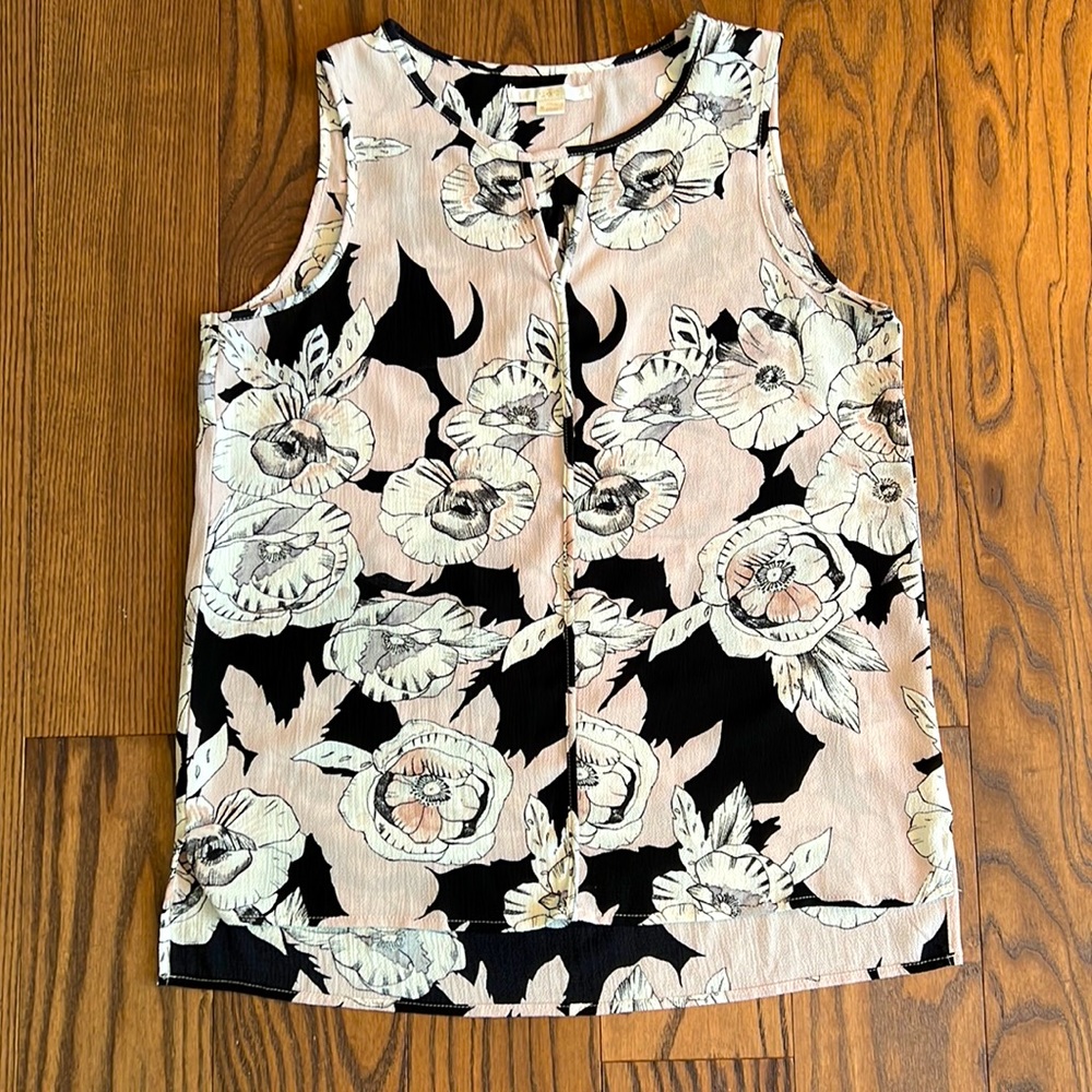 C&E Floral Tank Blouse